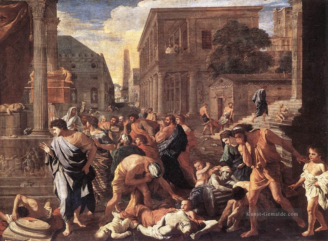Plague bei Ashod klassische Maler Nicolas Poussin Ölgemälde